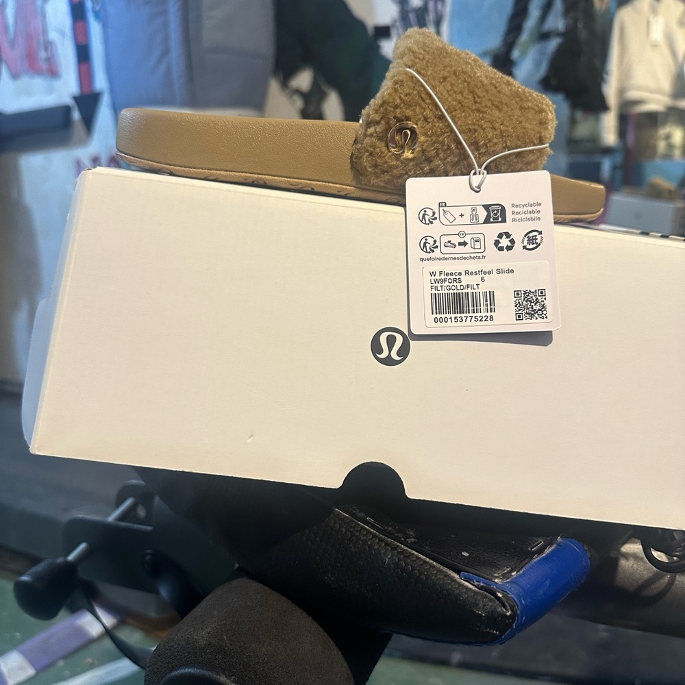 🚫🚫SOLD🚫🚫 cross posted❗️Lululemon Athletica Tan Sandals for Effortless Style